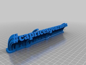 sweeping capricesgourmets2 office customized 3d print model - Mito3D