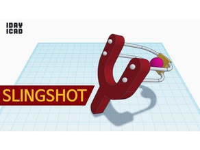 1day 1cad slingshot toys games 1day1cad rubber 3d print model - Mito3D