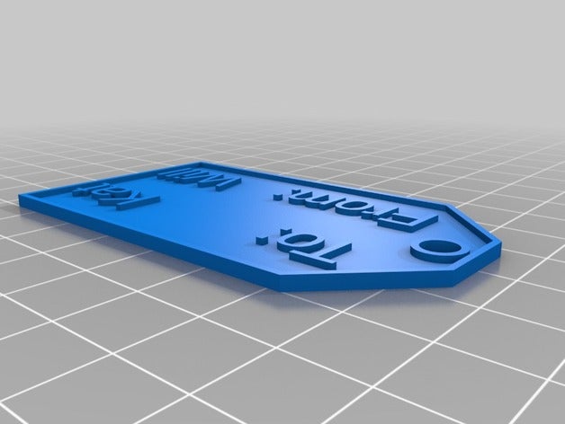 gift label other customized 3D print model - Mito3D