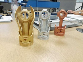 racing trophies props 1st 2nd generation 3rd bronze cars go-karting gold nsfw orginal piston race silver trophy 3d print model - Mito3D