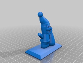 il mio personalizzata di babbo natale casuale anche test sculture 3d print model - Mito3D