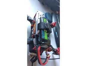 dron 250mm battery support hobby quad drone radio control suport 3d print model - Mito3D