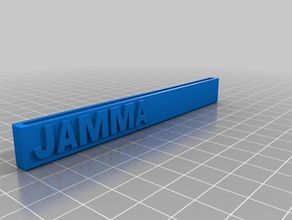 jamma edge cover pin safe video games arcade 3d print model - Mito3D