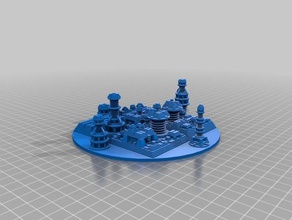 future city seed 100 art customized 3d print model - Mito3D