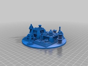 Zukunft Stadt-Samen 63 Kunst angepasst 3d print model - Mito3D