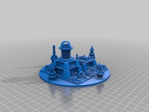 cidade do futuro semente 167 a arte personalizado 3d print model - Mito3D