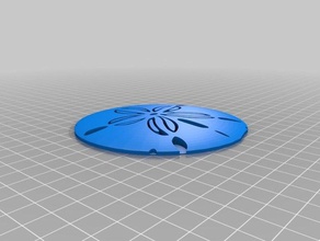 sand dollar animaux 3d print model - Mito3D