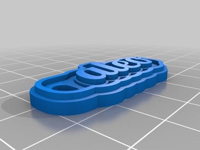 aleo chaveiros personalizado 3d print model - Mito3D