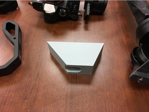 monopod tilt-blocker Kamera Einbeinstativ Halter tilt mount tripod 3d print model - Mito3D