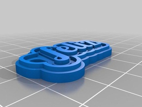 feliz signos logotipos personalizado 3d print model - Mito3D
