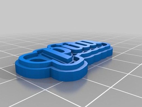 pitu sinais logotipos personalizado 3d print model - Mito3D