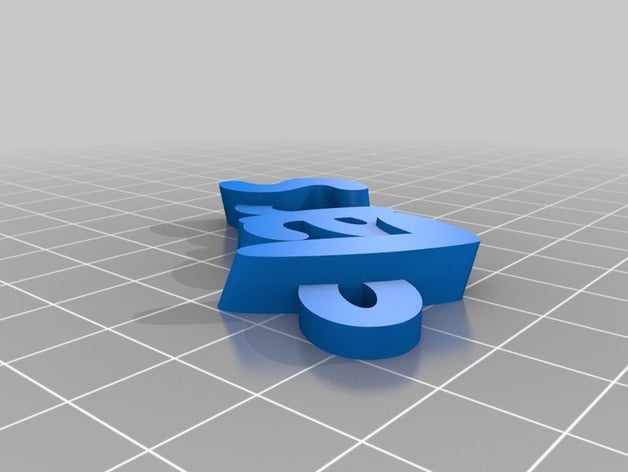 mon personnalisés amabz fullyiamburnys porte-clés generato 3D print model - Mito3D