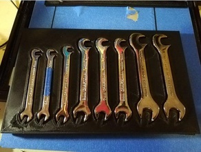 craftsman wrench 9-4308 organizer organization hand tool holder 3d print model - Mito3D
