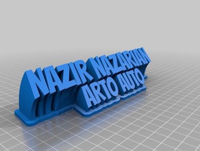nazir arto auto office su misura 3d print model - Mito3D