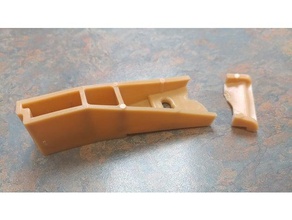 side mount drawer slide rear support replacement parts bathroom bracket cabinet kitchen track 3d print model - Mito3D