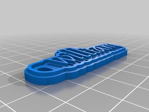 franz Schlüsselanhänger angepasst 3d print model - Mito3D