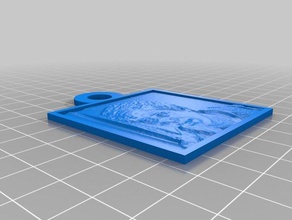 scott 3 lithophane 2d art personalizado 3d print model - Mito3D