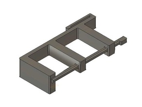 2 pulgadas dispensador de la cinta organización artesanía listón francés garaje kaizen el titular herramienta herramientas soporte 3d print model - Mito3D