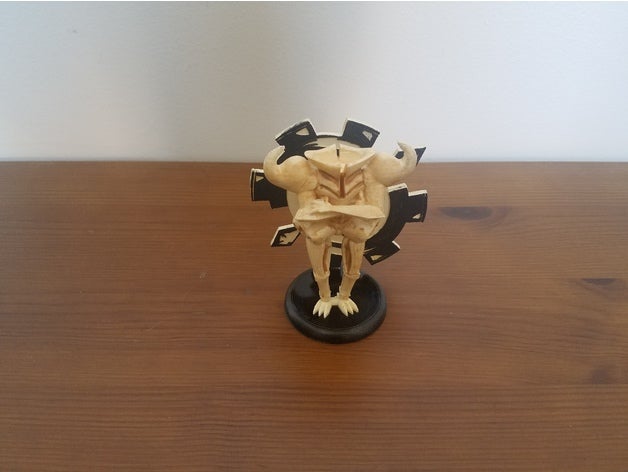 matar spire autómata video juegos acto 2 jefe llavero aseado ciudad 3D print model - Mito3D