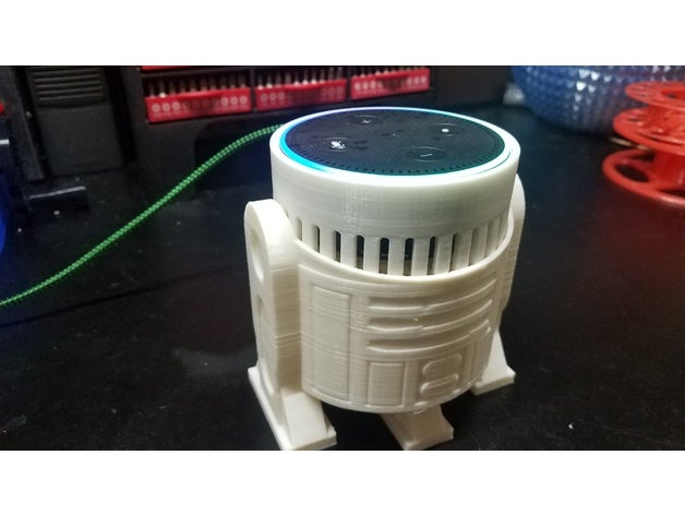 r2d2 echo punto de gen 2 las esculturas starwars 3D print model - Mito3D