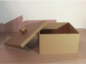 geschenkbox mit deckel caja de regalo 3d la impresora accesorios 3d print model - Mito3D