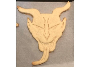 krampus cookie cutter stamp kitchen dining christmas holiday 3d print model - Mito3D
