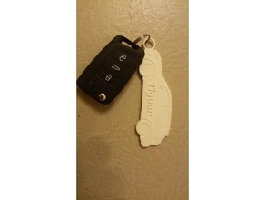 tiguan keychain keychains auto volkswagen 3d print model - Mito3D