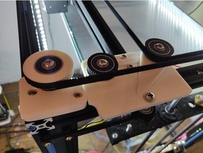 tronxy x5s chariot de mise à niveau 3d l'imprimante pièces la ceinture galet poulie 3d print model - Mito3D