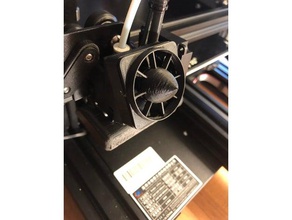 40mm fan guard turbine style no screws 3d printer accessories 4010 grill fangrill 3d print model - Mito3D