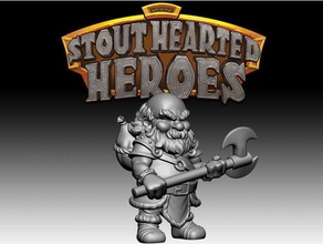 shh santa barbaro kickstarter januaryfollow ci fb persone chris cringle di natale dd dnd dnd5e drago dungeon dragons fat game gift heroes krampus mini miniature miniatures model nsfw pathfinder roleplaying rpg saint nick stout cuore stouthearted le piastrelle inverno 3d print model - Mito3D