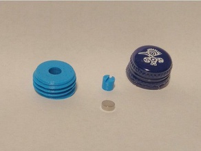 bottle cap magnet organization upcycling 3d print model - Mito3D