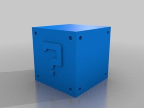 mario cubo 3d la impresión de decoración juego 3d print model - Mito3D
