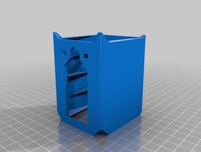 table top batteries dispenser extension containers 3d print model - Mito3D
