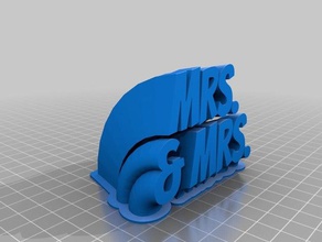 mrs office customized 3d print model - Mito3D