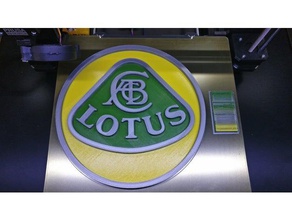 lotus logotipo 3d impressão 3d print model - Mito3D