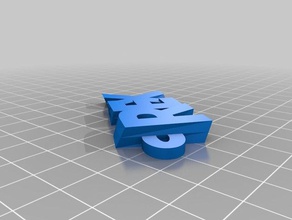 rex anahtarı Anahtarlık özelleştirilmiş 3d print model - Mito3D