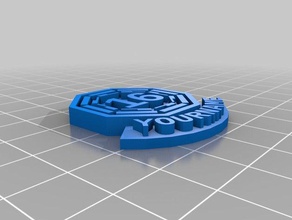 my customized ingress level badge coins badges 3d print model - Mito3D
