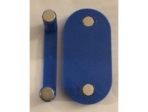 magnetic key holder organization 3d print model - Mito3D