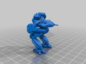 de ébano jaguar juegos battletetch mwo 3d print model - Mito3D
