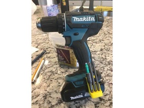 makita drill bit holder tools 18v 3d print model - Mito3D