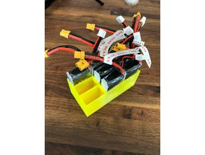 3s lipo battery holder diy 3d print model - Mito3D
