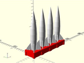 clásico lanzador de cohetes modelos 3d print model - Mito3D
