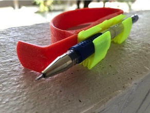 caneta anexo personalizado braçadeira de suporte para utensílios cozinha pisit edição mão as ferramentas acessibilidade a aids universal 3d print model - Mito3D