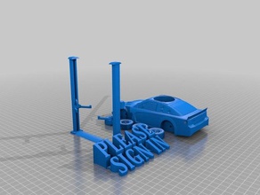 beste Stifthalter je 3d drucken Auto Autos office praktisch tool 3d print model - Mito3D