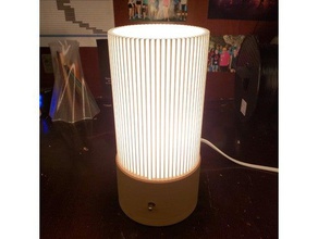 zig-zag lamp decor home household lampshade light lighting 3d print model - Mito3D