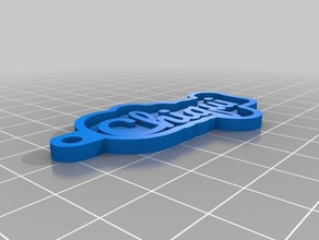 Pelayo Anahtarlık özelleştirilmiş 3d print model - Mito3D