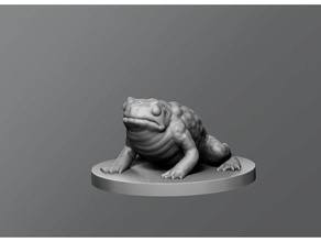 Kröte - Spielzeug Spiele dd dungeons dragons Feind Tischplatte 3d print model - Mito3D