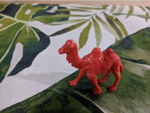 camelo varreduras réplicas animais deserto crianças brinquedo 3d print model - Mito3D