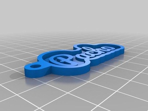 pacho keychains customized 3d print model - Mito3D
