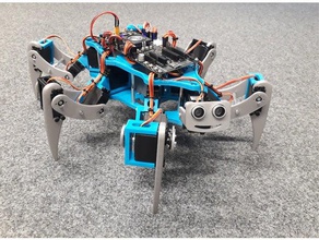 hexapod robobug robotics education engineering makerfactory nsfw research 3d print model - Mito3D